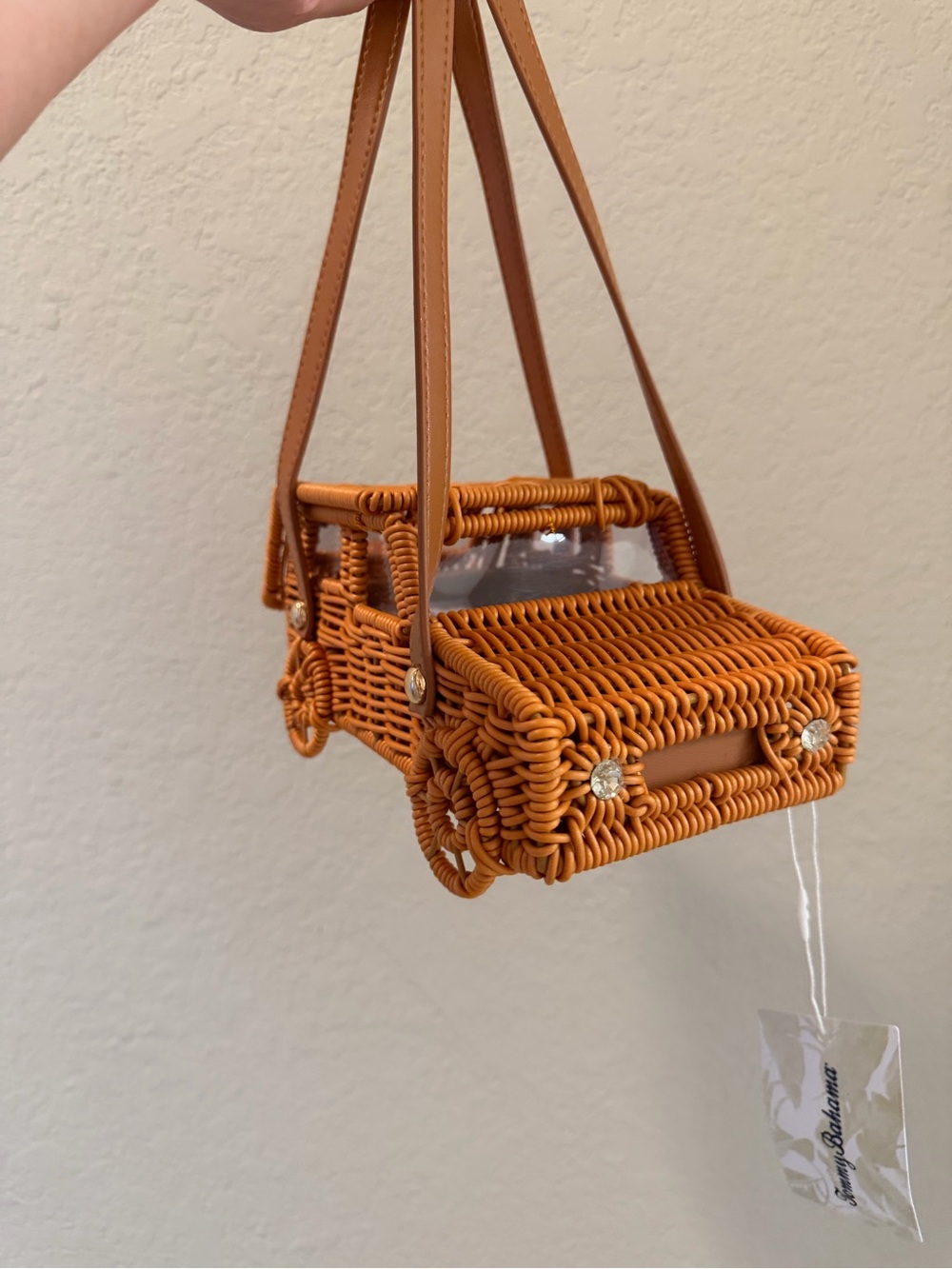 Viral Tommy Bahama Wicker Car Jeep/Bronco Purse NWT - Picture 4 of 7